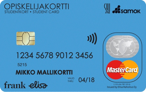 Kortti maksuominaisuudella